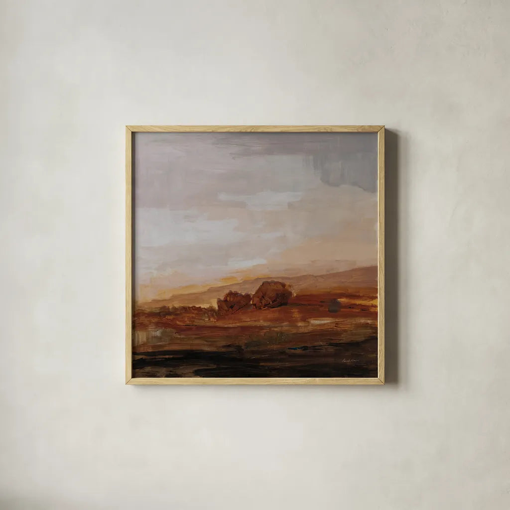 Redlands by Pamela Munger. Shown in a natural wood glass frame for a timeless modern aesthetic. Available as an archival giclee rolled canvas, fine art paper, or poster print. SKU 96581a.