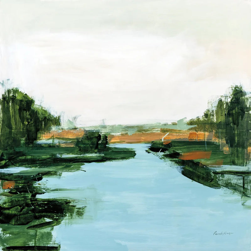River Flowing Through by Pamela Munger. SKU 70225a. Archival Giclee Fine art print for wall decor.