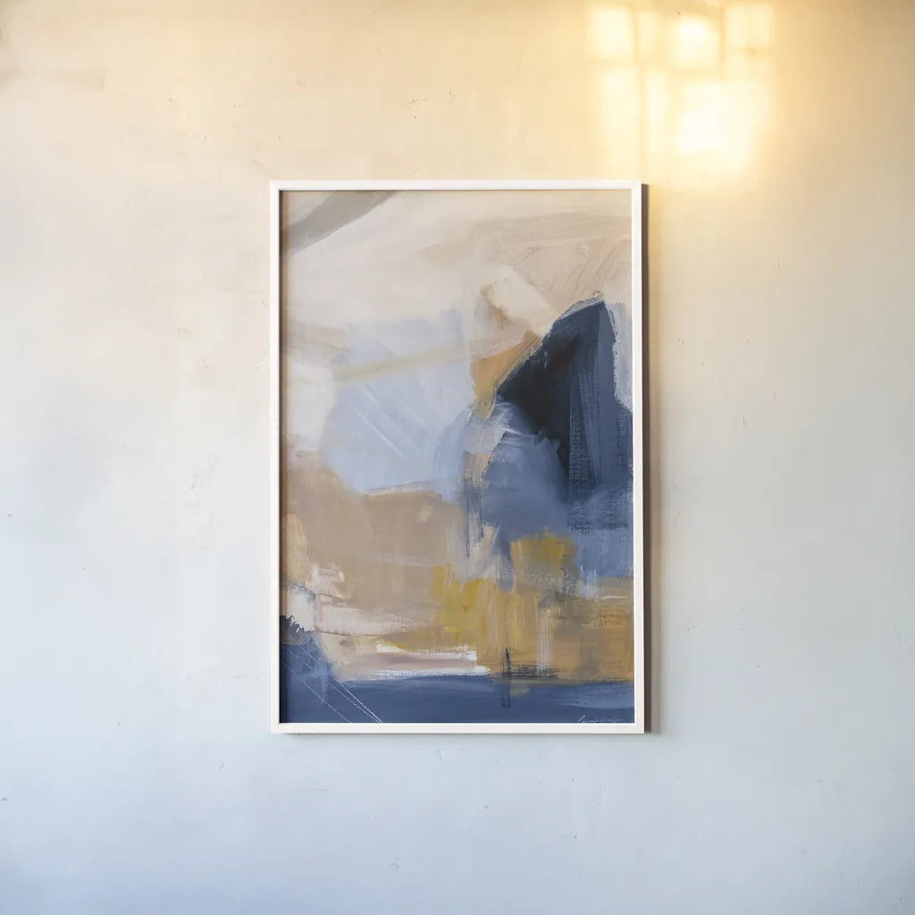 Riverbank Crop by Pamela Munger. shown as a paper print in a white frame. Available as a archival giclee rolled canvas, fine art paper, or poster print. SKU 74473h.