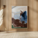 Riverbank Dark Crop by Pamela Munger. shown as over sized large wall art. Available as an archival giclee rolled canvas, fine art paper, or poster print. SKU 81731h.