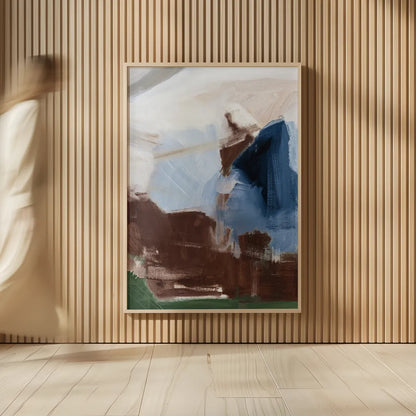 Riverbank Dark Crop by Pamela Munger. shown as over sized large wall art. Available as an archival giclee rolled canvas, fine art paper, or poster print. SKU 81731h.