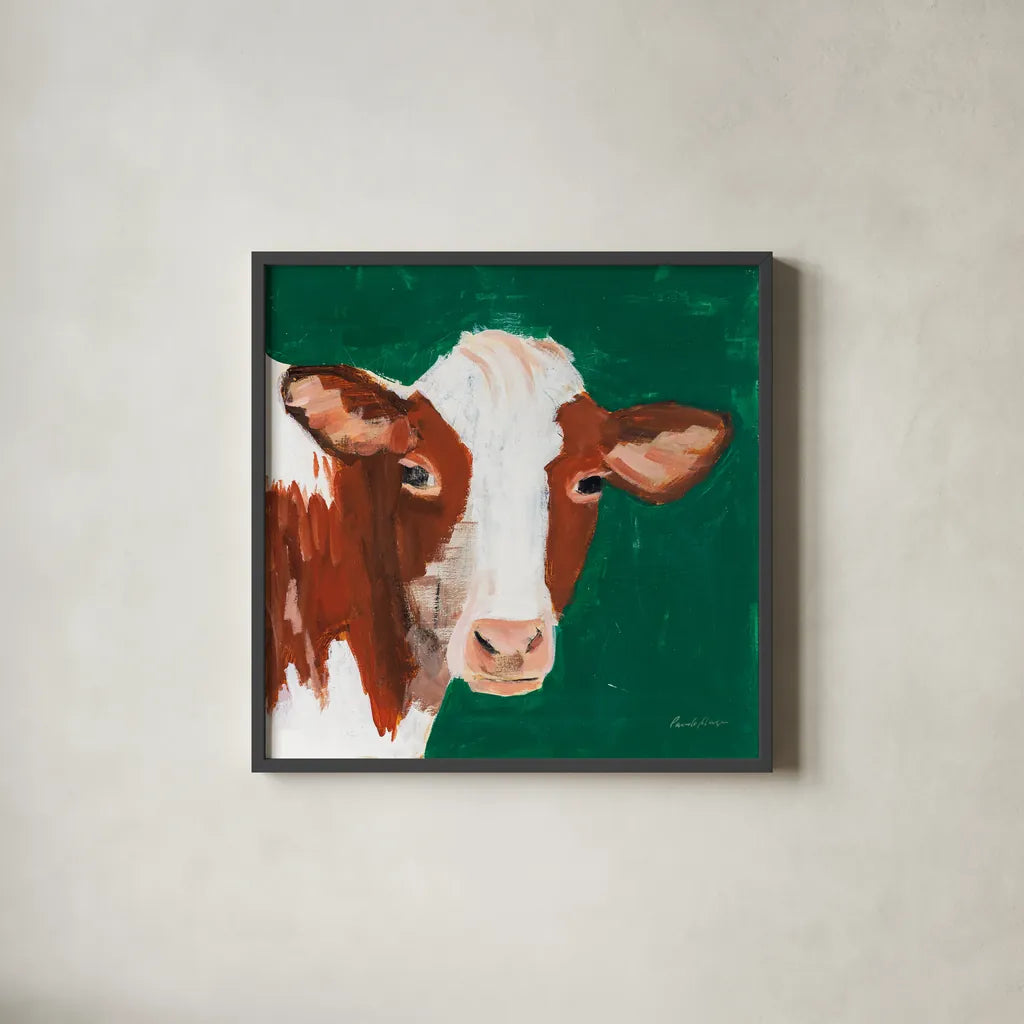Rusty by Pamela Munger. Shown in a sleek black glass frame for a contemporary gallery look. Available as an archival giclee rolled canvas, fine art paper, or poster print. SKU 74776a.