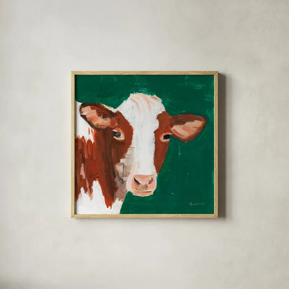 Rusty by Pamela Munger. Shown in a natural wood glass frame for a timeless modern aesthetic. Available as an archival giclee rolled canvas, fine art paper, or poster print. SKU 74776a.
