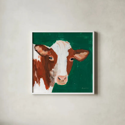 Rusty by Pamela Munger. Shown in a crisp white glass frame for a clean and minimalist style. Available as an archival giclee rolled canvas, fine art paper, or poster print. SKU 74776a.