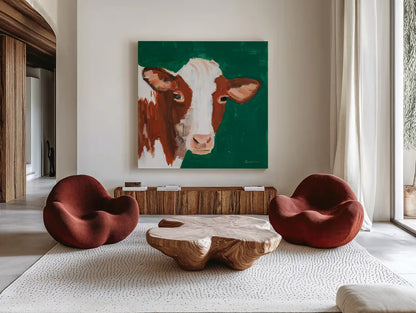 Rusty by Pamela Munger. Shown as extra-large giant wall art in a modern living room. Available as an archival giclee rolled canvas, fine art paper, or poster print. SKU 74776a.