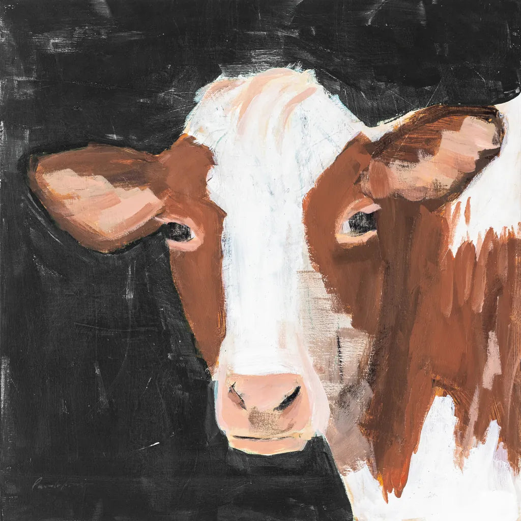 Rusty Flipped on Black by Pamela Munger. SKU 80751a. Archival Giclee Fine art print for wall decor.