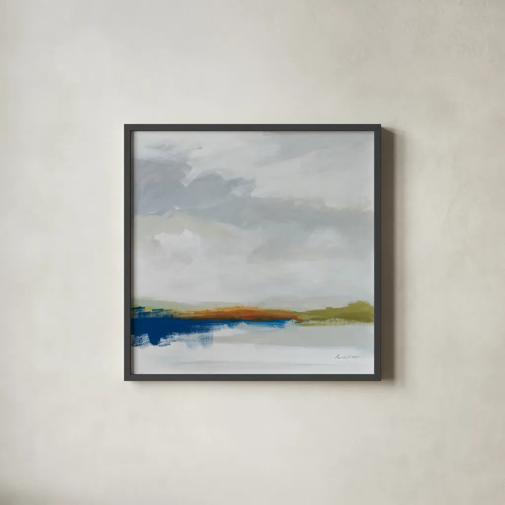 Save the Day by Pamela Munger. Shown in a sleek black glass frame for a contemporary gallery look. Available as an archival giclee rolled canvas, fine art paper, or poster print. SKU 79481a.