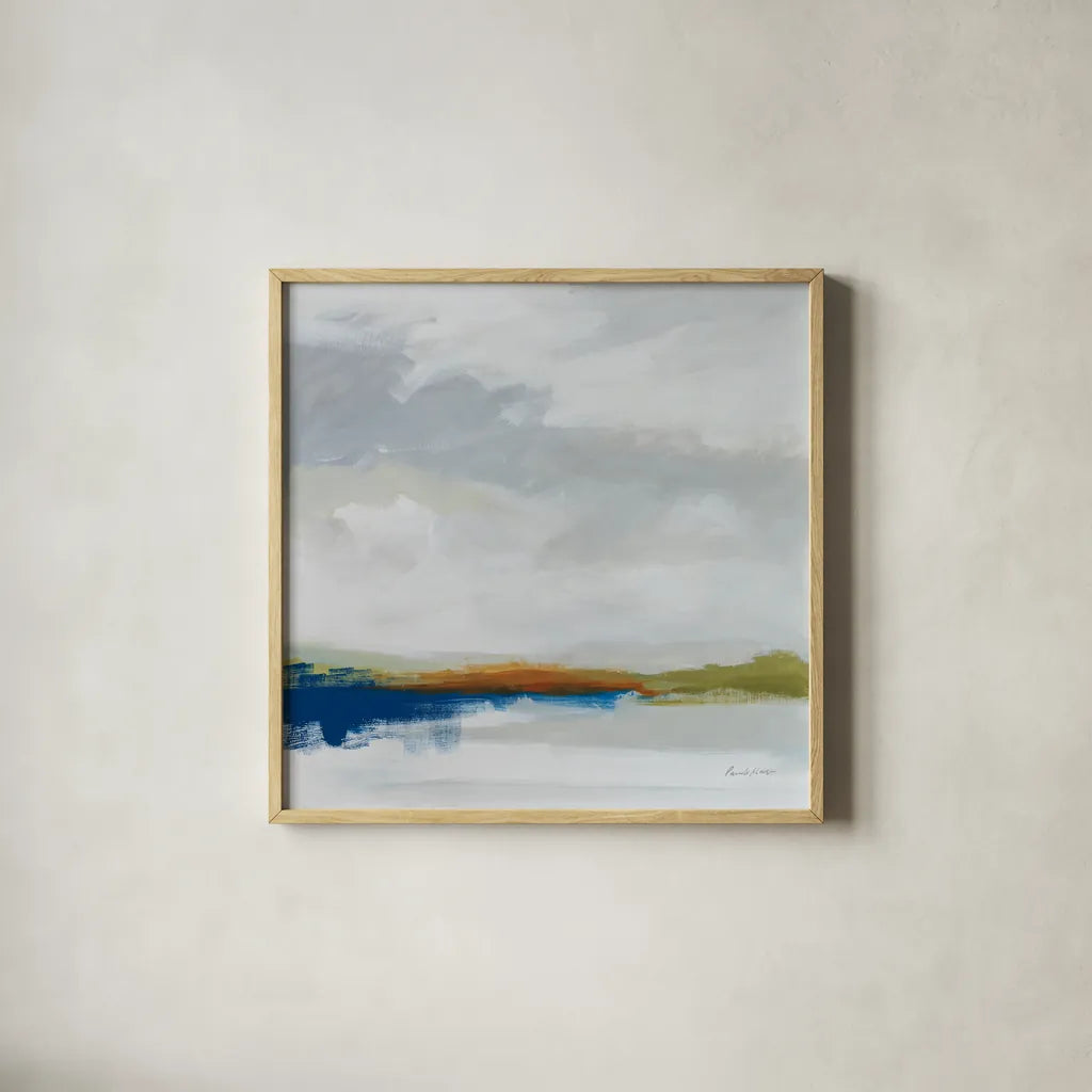 Save the Day by Pamela Munger. Shown in a natural wood glass frame for a timeless modern aesthetic. Available as an archival giclee rolled canvas, fine art paper, or poster print. SKU 79481a.