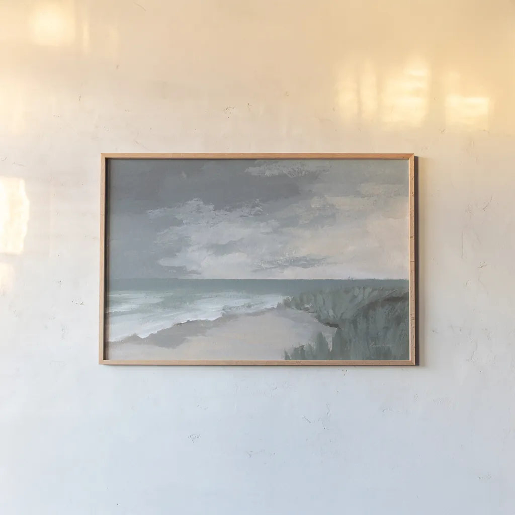 Sea View by Pamela Munger. shown as a paper print in a natural frame. Available as a archival giclee rolled canvas, fine art paper, or poster print. SKU 86705i.