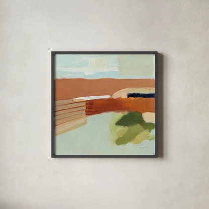 Secrets in the Desert by Pamela Munger. Shown in a sleek black glass frame for a contemporary gallery look. Available as an archival giclee rolled canvas, fine art paper, or poster print. SKU 79976a.