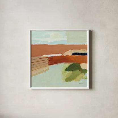 Secrets in the Desert by Pamela Munger. Shown in a crisp white glass frame for a clean and minimalist style. Available as an archival giclee rolled canvas, fine art paper, or poster print. SKU 79976a.
