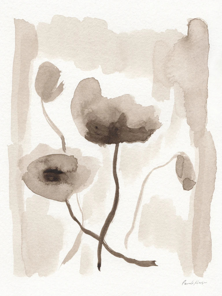Sepia Florals II by Pamela Munger