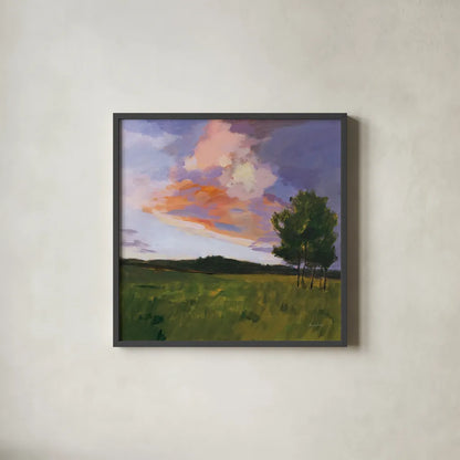 Sky High by Pamela Munger. Shown in a sleek black glass frame for a contemporary gallery look. Available as an archival giclee rolled canvas, fine art paper, or poster print. SKU 101615a.