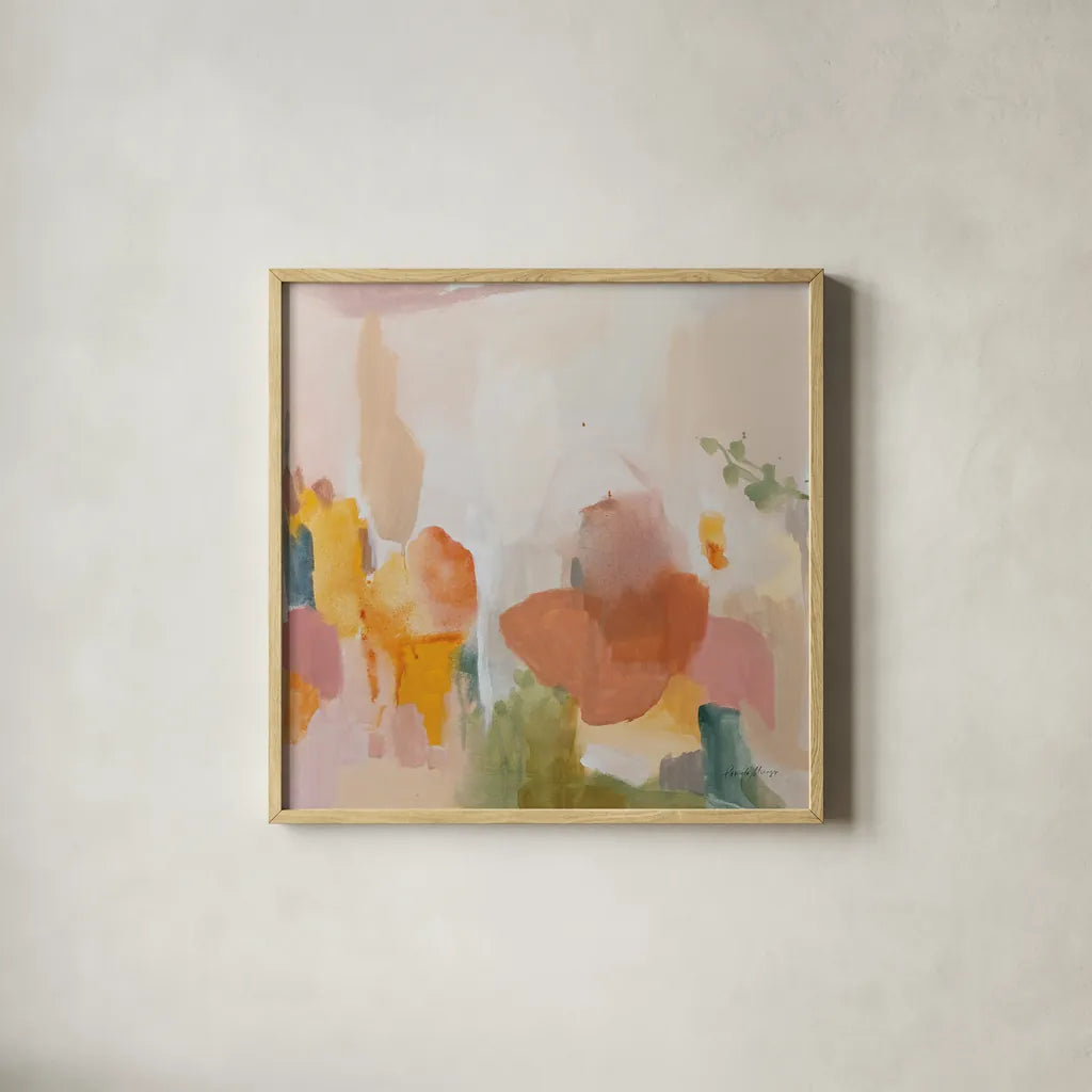 Sonoran Summer by Pamela Munger. Shown in a natural wood glass frame for a timeless modern aesthetic. Available as an archival giclee rolled canvas, fine art paper, or poster print. SKU 68968a.