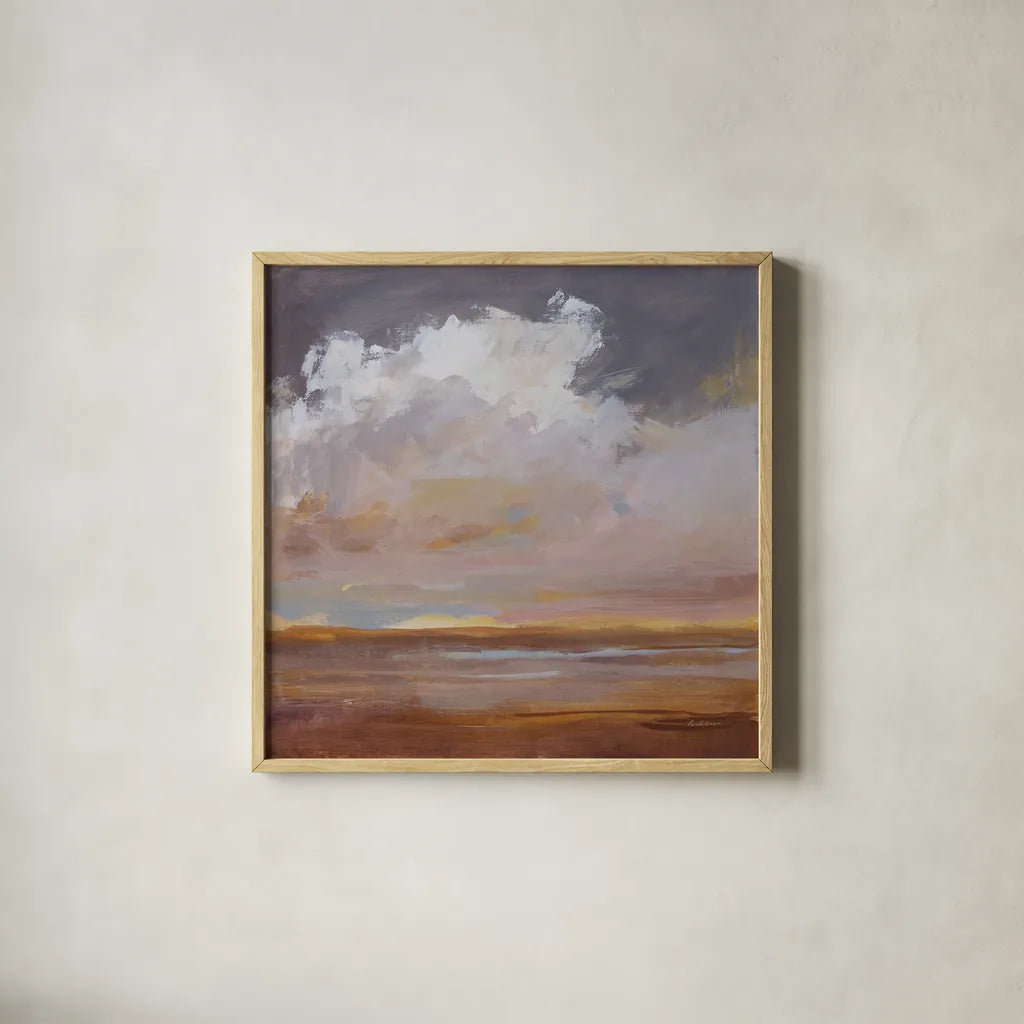 Sorbet by Pamela Munger. Shown in a natural wood glass frame for a timeless modern aesthetic. Available as an archival giclee rolled canvas, fine art paper, or poster print. SKU 95380a.