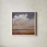 Sorbet by Pamela Munger. Shown in a crisp white glass frame for a clean and minimalist style. Available as an archival giclee rolled canvas, fine art paper, or poster print. SKU 95380a.