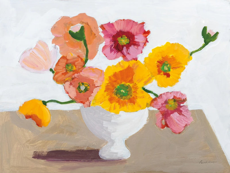 Sorbet Poppies I by Pamela Munger