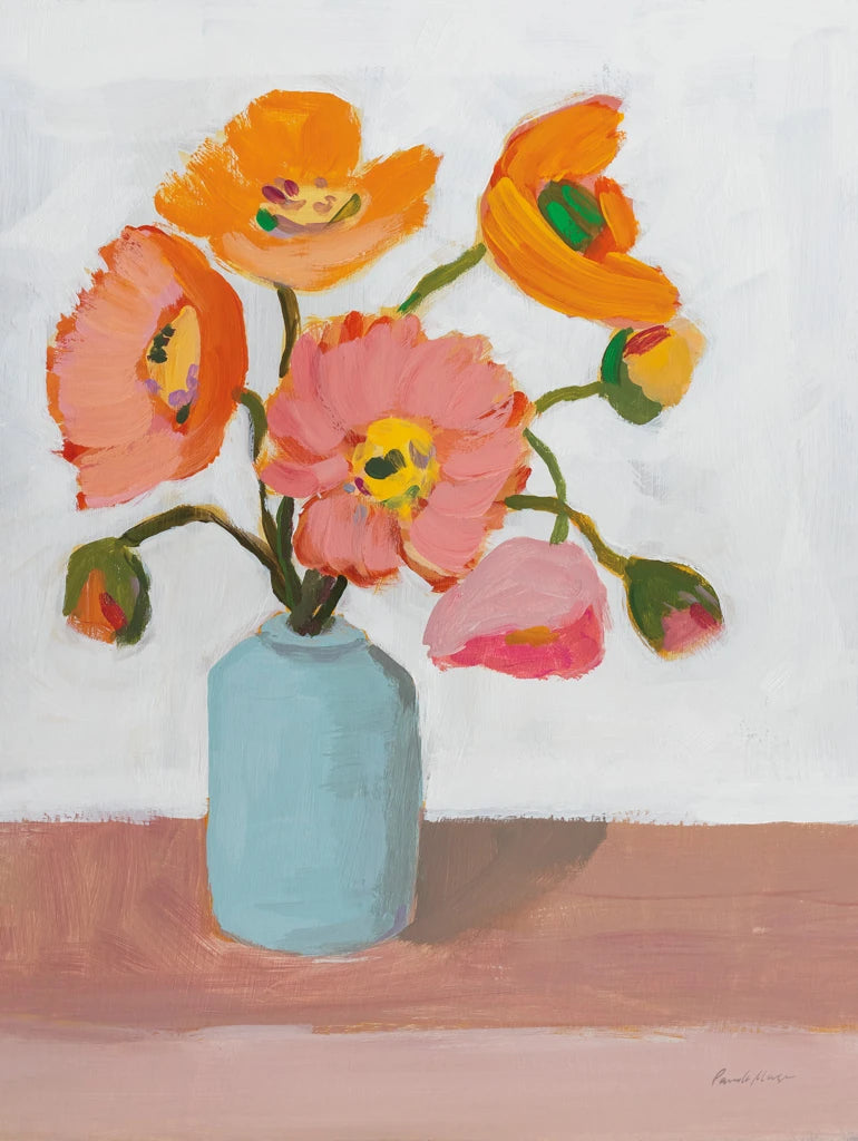 Sorbet Poppies II by Pamela Munger