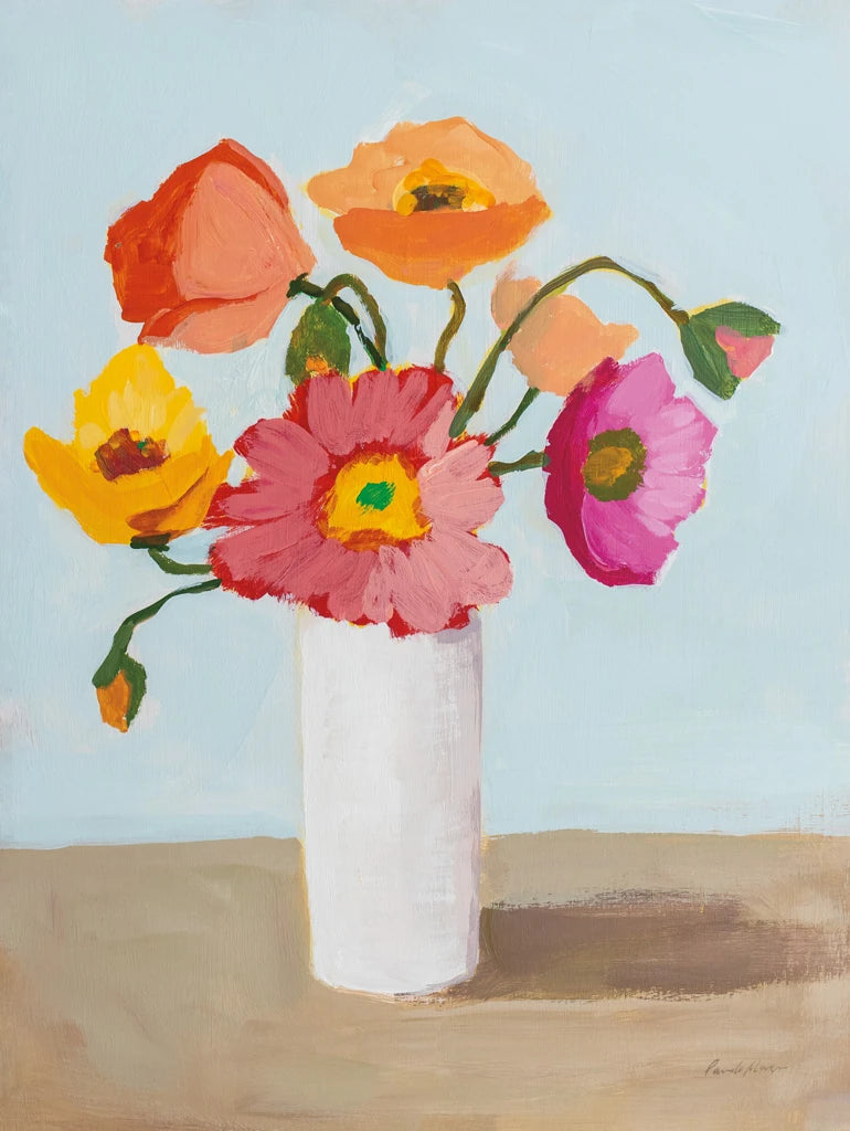Sorbet Poppies III by Pamela Munger