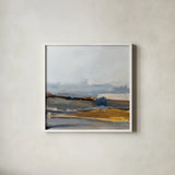 Southern Ute by Pamela Munger. Shown in a crisp white glass frame for a clean and minimalist style. Available as an archival giclee rolled canvas, fine art paper, or poster print. SKU 72016a.