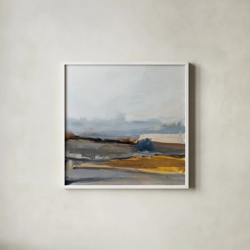 Southern Ute by Pamela Munger. Shown in a crisp white glass frame for a clean and minimalist style. Available as an archival giclee rolled canvas, fine art paper, or poster print. SKU 72016a.