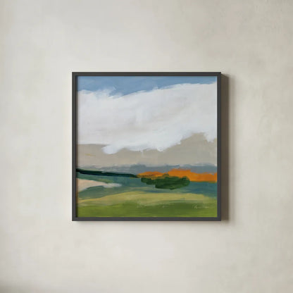 Spring Breeze by Pamela Munger. Shown in a sleek black glass frame for a contemporary gallery look. Available as an archival giclee rolled canvas, fine art paper, or poster print. SKU 79978a.