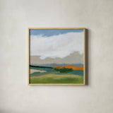 Spring Breeze by Pamela Munger. Shown in a natural wood glass frame for a timeless modern aesthetic. Available as an archival giclee rolled canvas, fine art paper, or poster print. SKU 79978a.