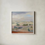 Spring Creek Canyon by Pamela Munger. Shown in a crisp white glass frame for a clean and minimalist style. Available as an archival giclee rolled canvas, fine art paper, or poster print. SKU 98657a.