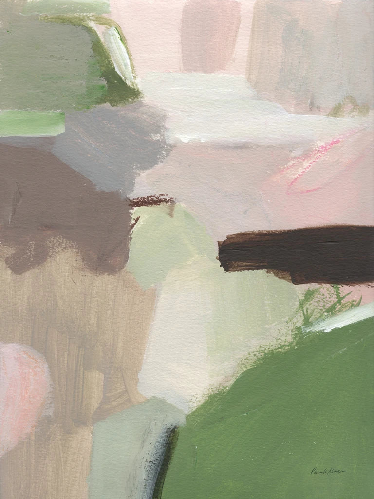 Spring Green and Pink by Pamela Munger