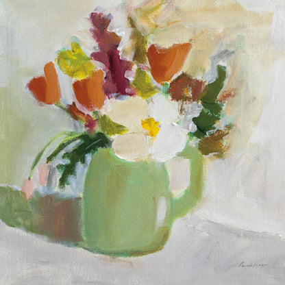 Spring in a Green Pitcher by Pamela Munger. SKU 77775a. Archival Giclee Fine art print for wall decor.