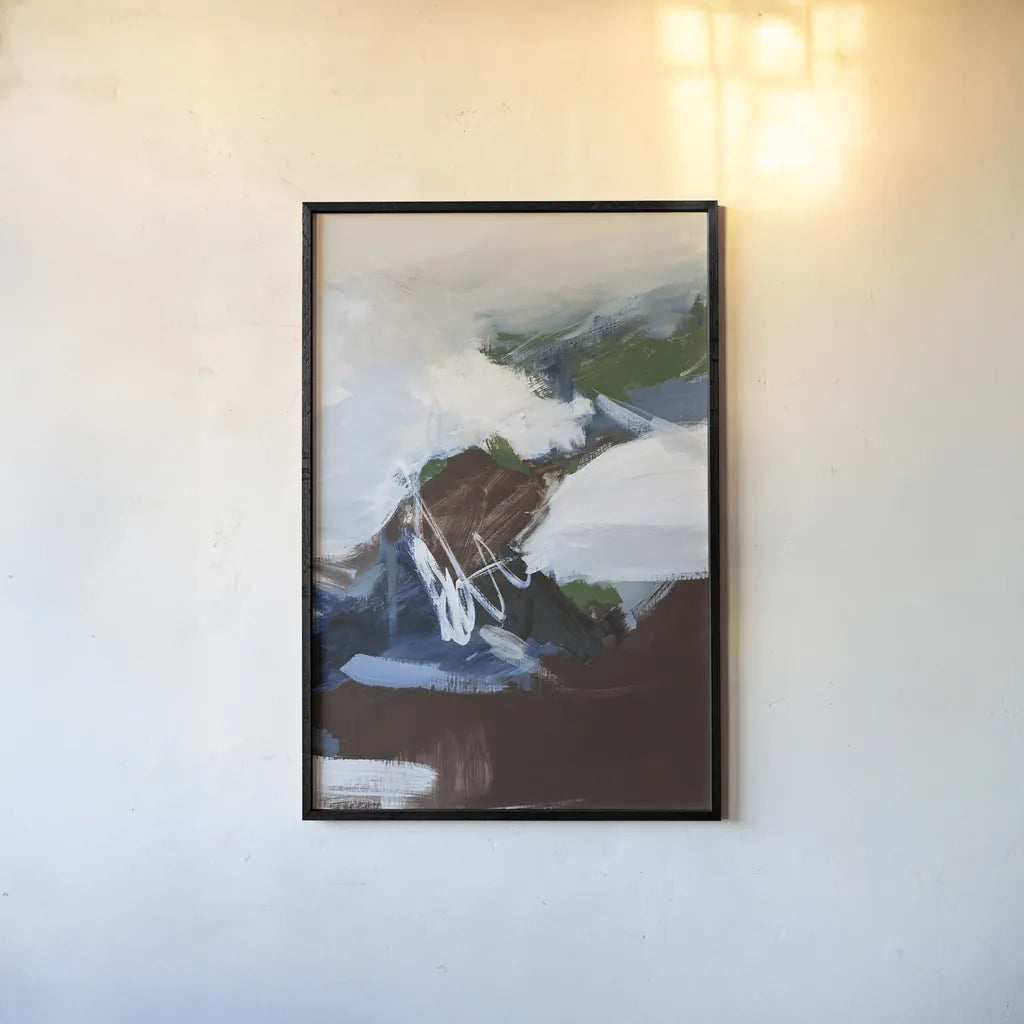 Surfacing Dark Crop by Pamela Munger. shown as a paper print in a black flame. Available as a archival giclee rolled canvas, fine art paper, or poster print. SKU 81732h.