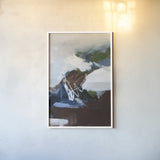 Surfacing Dark Crop by Pamela Munger. shown as a paper print in a white frame. Available as a archival giclee rolled canvas, fine art paper, or poster print. SKU 81732h.