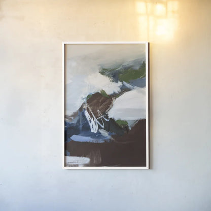 Surfacing Dark Crop by Pamela Munger. shown as a paper print in a white frame. Available as a archival giclee rolled canvas, fine art paper, or poster print. SKU 81732h.