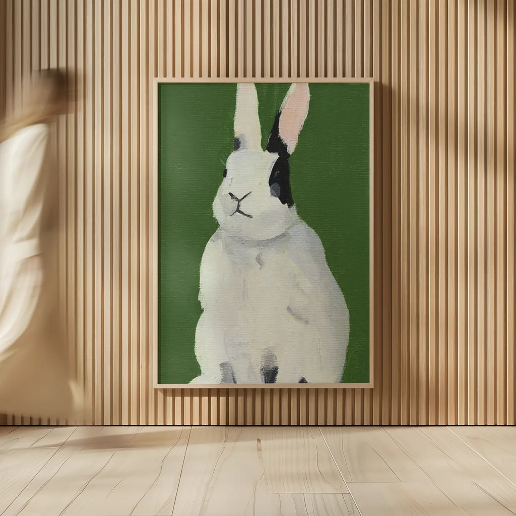 Sweet Bunny by Pamela Munger. shown as over sized large wall art. Available as an archival giclee rolled canvas, fine art paper, or poster print. SKU 79319h.