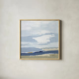 This Land I by Pamela Munger. Shown in a natural wood glass frame for a timeless modern aesthetic. Available as an archival giclee rolled canvas, fine art paper, or poster print. SKU 69768a.
