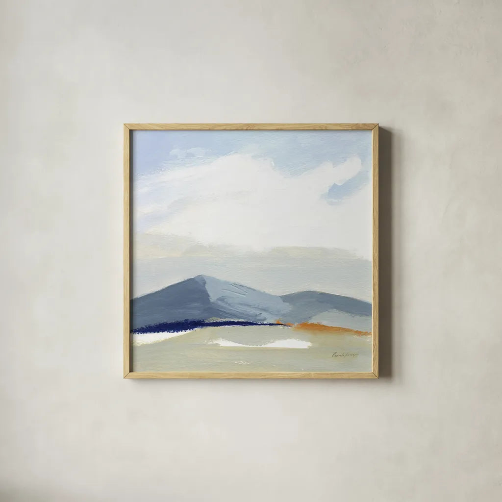 This Land II by Pamela Munger. Shown in a natural wood glass frame for a timeless modern aesthetic. Available as an archival giclee rolled canvas, fine art paper, or poster print. SKU 69769a.