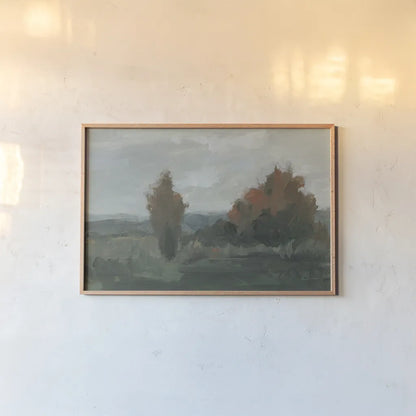 Turning by Pamela Munger. shown as a paper print in a natural frame. Available as a archival giclee rolled canvas, fine art paper, or poster print. SKU 87347i.