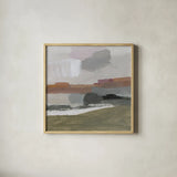 Westward by Pamela Munger. Shown in a natural wood glass frame for a timeless modern aesthetic. Available as an archival giclee rolled canvas, fine art paper, or poster print. SKU 94185a.