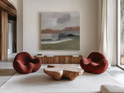 Westward by Pamela Munger. Shown as extra-large giant wall art in a modern living room. Available as an archival giclee rolled canvas, fine art paper, or poster print. SKU 94185a.