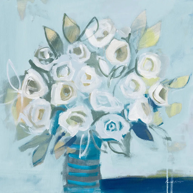 White Roses Light Crop by Pamela Munger. SKU 75579a. Archival Giclee Fine art print for wall decor.