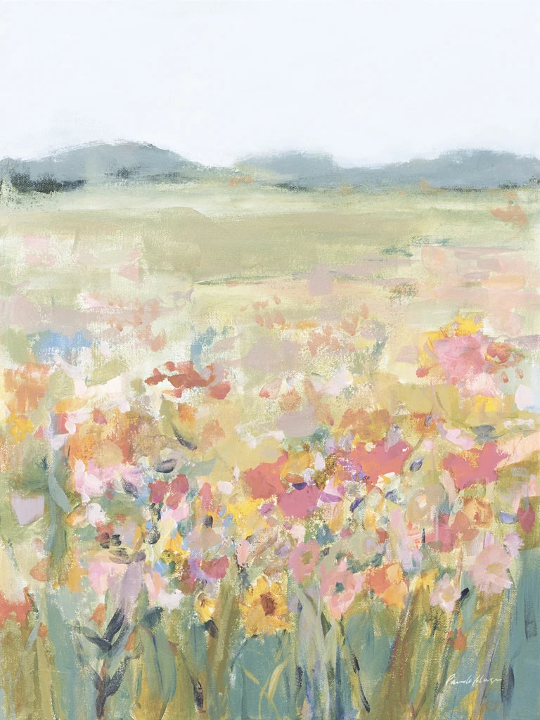 Wildflower Meadow Neutral by Pamela Munger