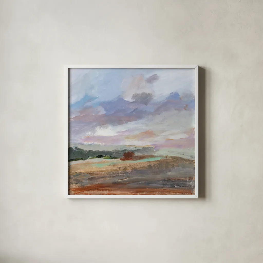 Without End by Pamela Munger. Shown in a crisp white glass frame for a clean and minimalist style. Available as an archival giclee rolled canvas, fine art paper, or poster print. SKU 85189a.