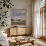 Without End by Pamela Munger. Shown in a natural wood frame in a cozy modern living room. Available as an archival giclee rolled canvas, fine art paper, or poster print. SKU 85189a.