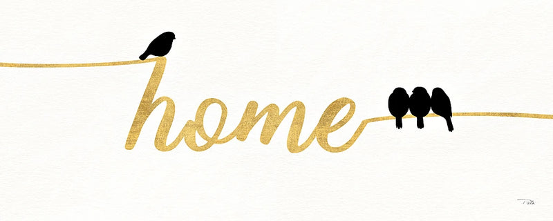 Birds on Words II Gold by Pela