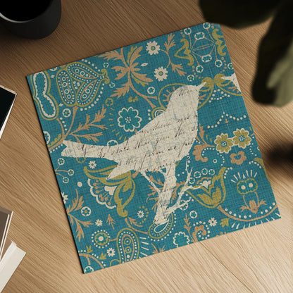 Bohemian Nature I by Pela. Shown as a detailed flat fine art print, highlighting archival giclee quality. Available as an archival giclee rolled canvas, fine art paper, or poster print. SKU 13941a.