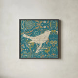 Bohemian Nature I by Pela. Shown in a sleek black glass frame for a contemporary gallery look. Available as an archival giclee rolled canvas, fine art paper, or poster print. SKU 13941a.
