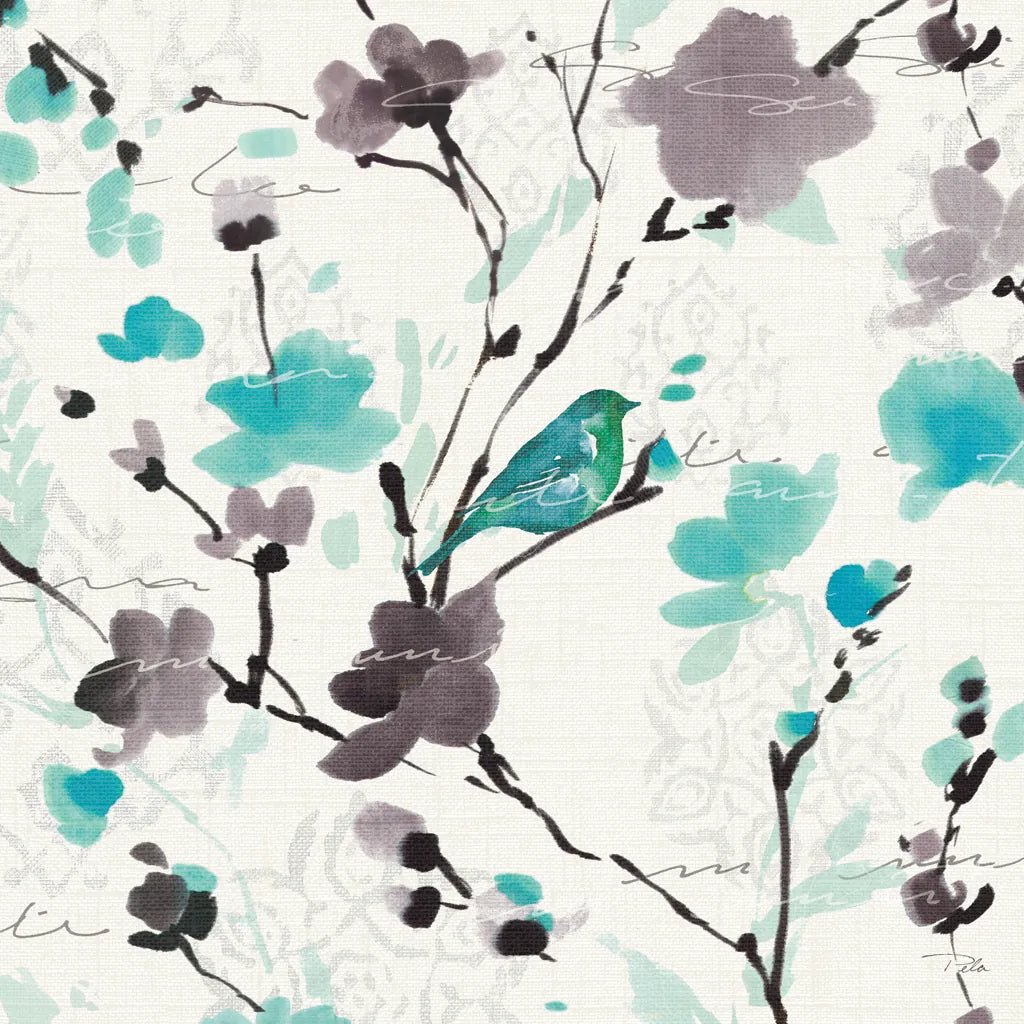 Flowing I Square by Pela. SKU 11954a. Archival Giclee Fine art print for wall decor.