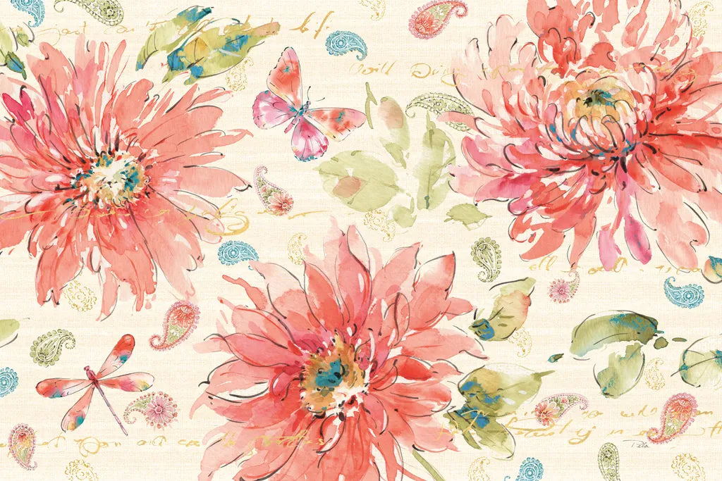 Happy Gypsy I by Pela. SKU 23565i. Archival Giclee Fine art print for wall decor.