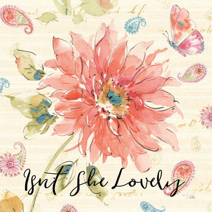 Happy Gypsy II Lovely by Pela. SKU 49909a. Archival Giclee Fine art print for wall decor.