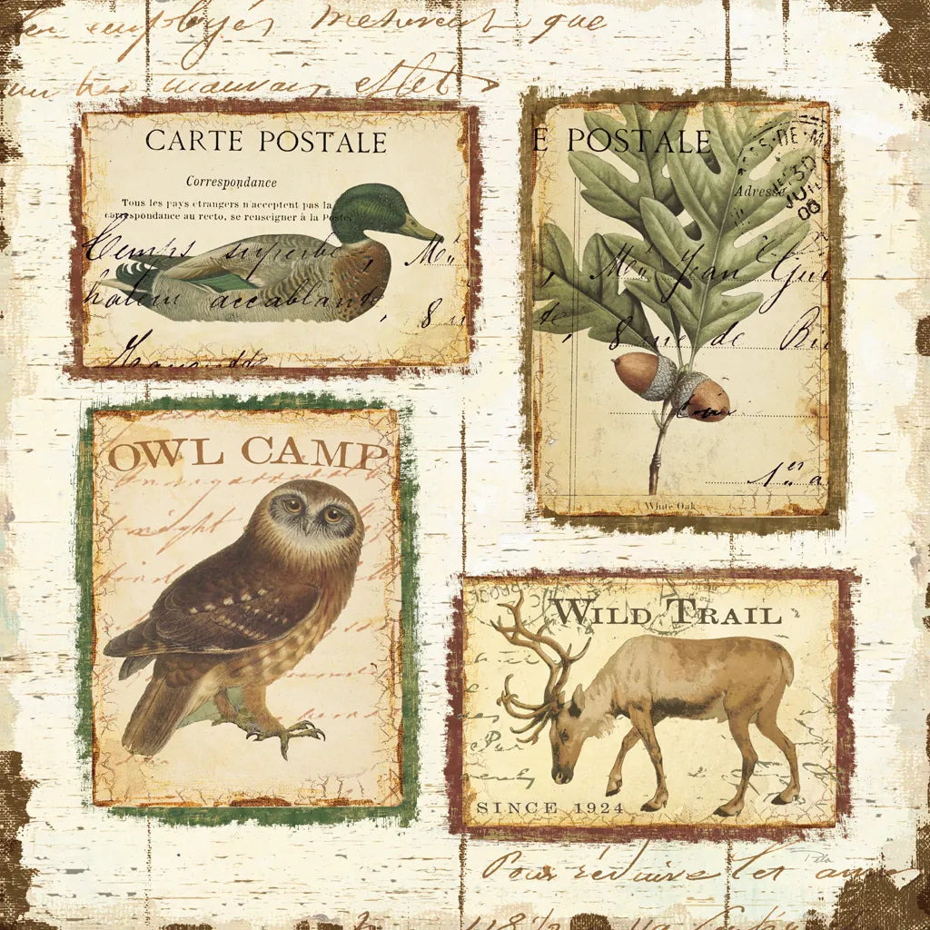 Lodge Memories I by Pela. SKU 13508a. Archival Giclee Fine art print for wall decor.